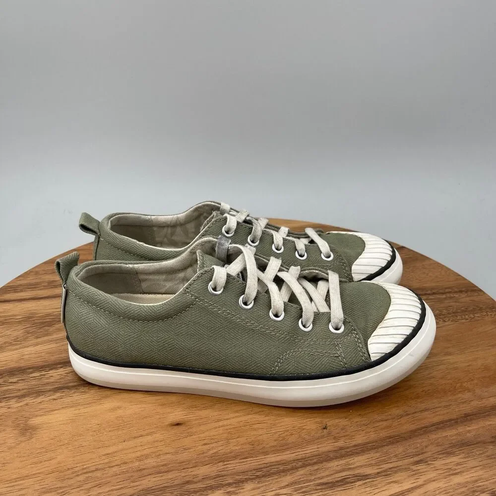 Keen Elsa Shoes Womens Size 7.5 Green Cancas Casual Walking Comfort Sneakers
